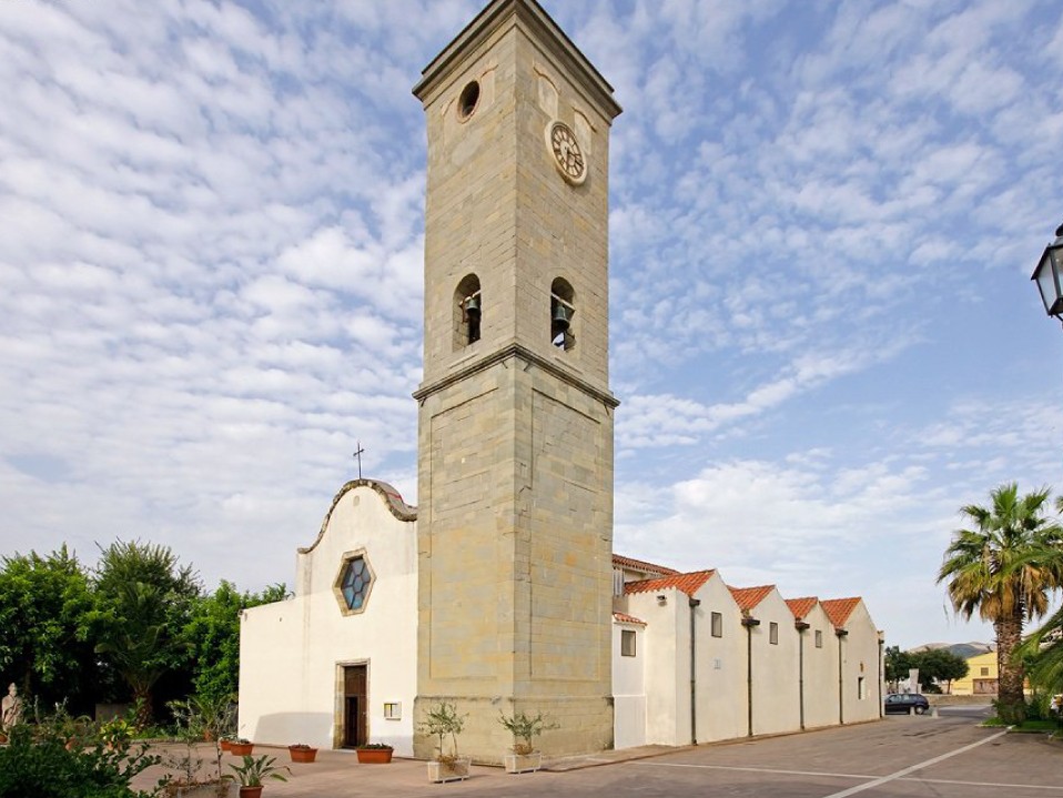 chiesa di Donori paese a forte vocazione agricola