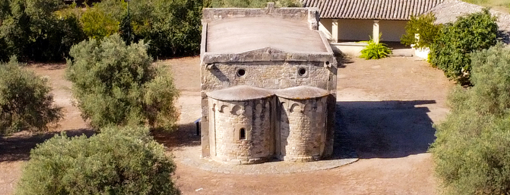 veduta di serdiana dall'alto